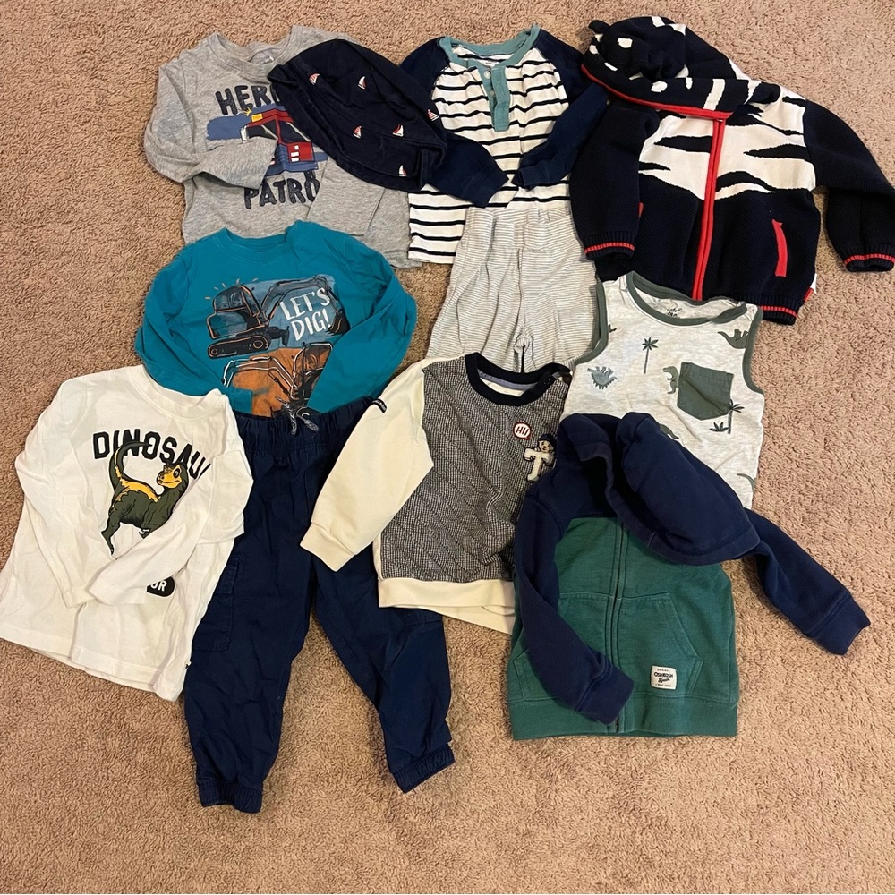 Kids Shirt Pants Jacket Bundle 24 M